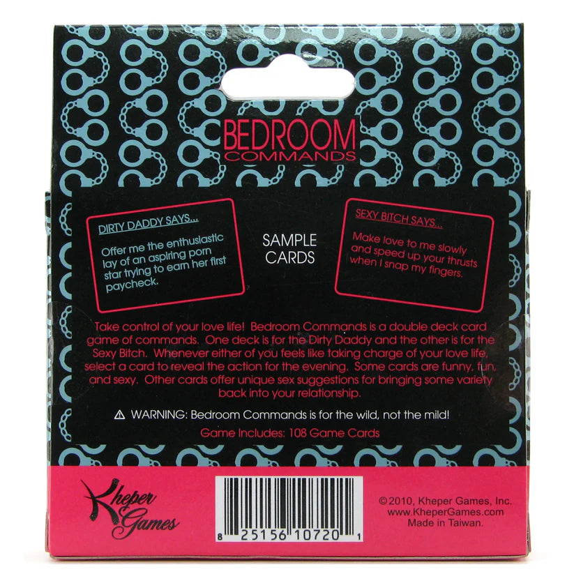 Bedroom Commands Card Game - Extras - www.Coyha.com