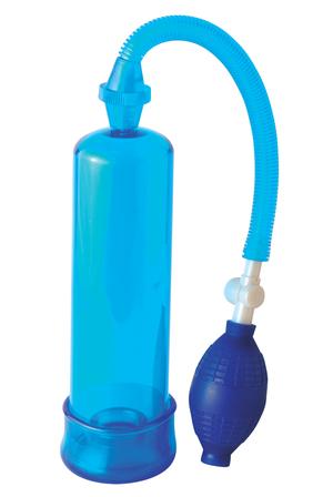 Beginners Power Pump Penis Pump Blue - Men's Toys - www.Coyha.com