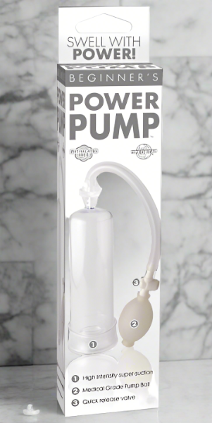 Beginners Power Pump Penis Pump Clear - Men's Toys - www.Coyha.com