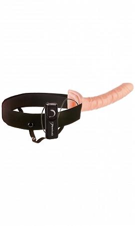 Big Dawg 10in Vibrating Hollow Strap On - Men's Toys - www.Coyha.com