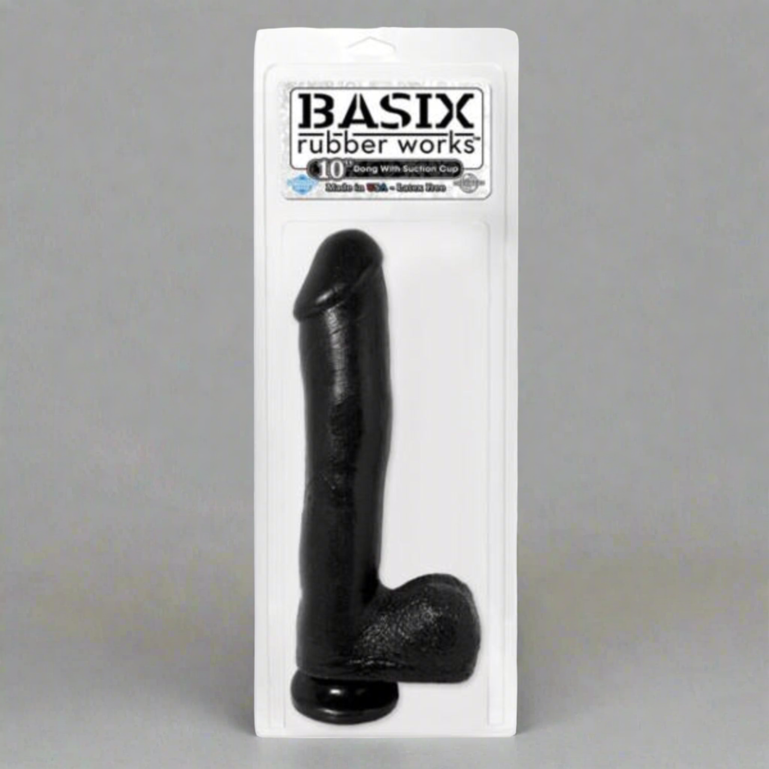 Black Beauty Rubber 10 Inch Dildo With Suction Cup - Dildos - www.Coyha.com