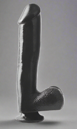 Black Beauty Rubber 10 Inch Dildo With Suction Cup - Dildos - www.Coyha.com