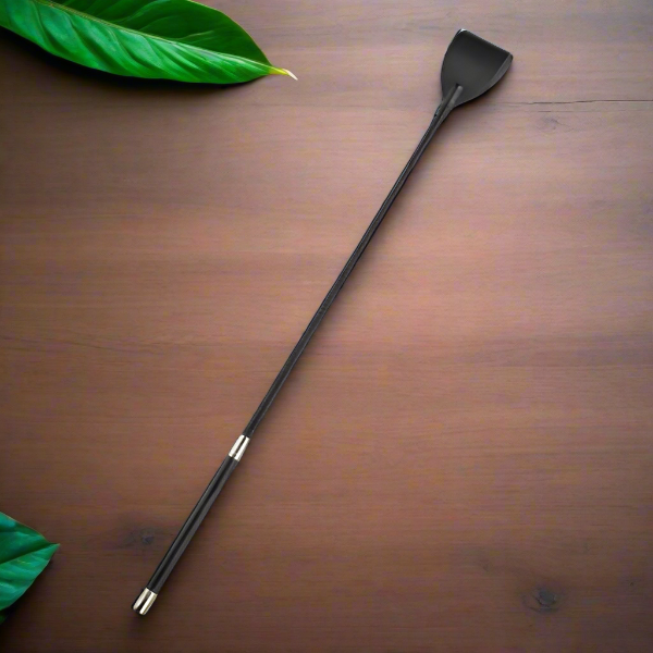 Black Leather Riding Crop - Bondage - www.Coyha.com