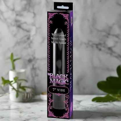 Black Magic Velvet Touch Vibrator Waterproof - Black - Vibrators - www.Coyha.com