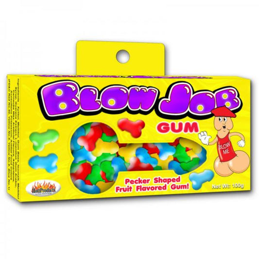 Blow Job Pecker Shaped Bubble Gum Fruit Flavored 3.5oz - Extras - www.Coyha.com