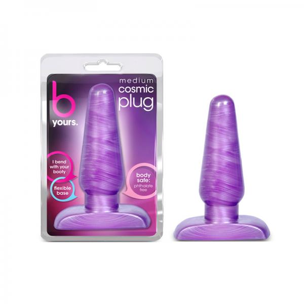 Blush B Yours Cosmic Anal Butt Plug Medium Purple Swirl - Anal Toys - www.Coyha.com