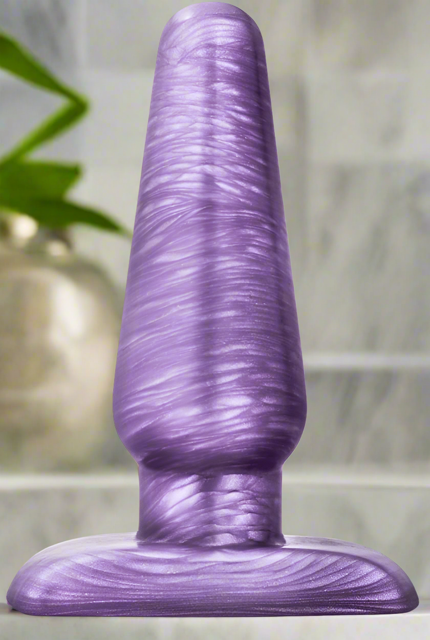 Blush B Yours Cosmic Anal Butt Plug Medium Purple Swirl - Anal Toys - www.Coyha.com