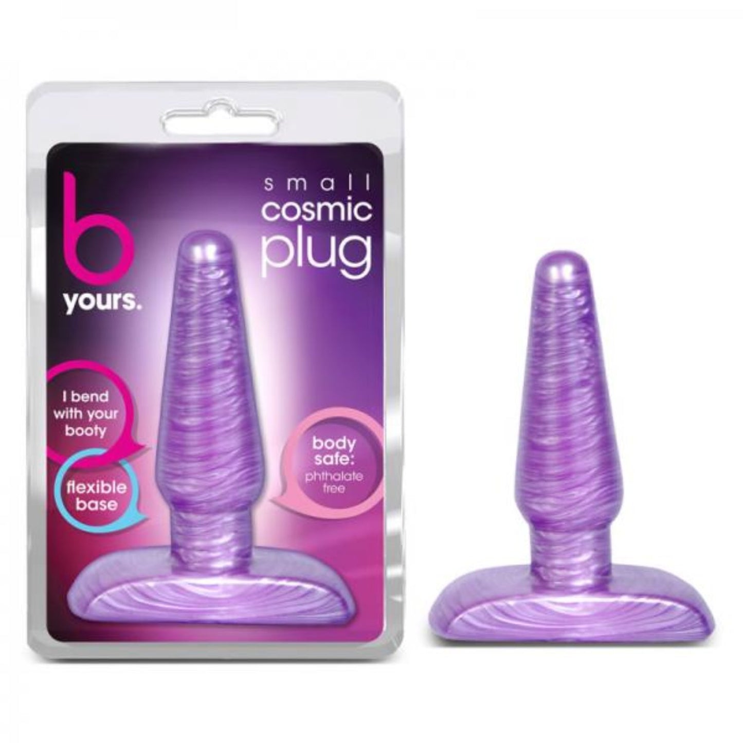 Blush B Yours Cosmic Anal Butt Plug Small Purple - Anal Toys - www.Coyha.com