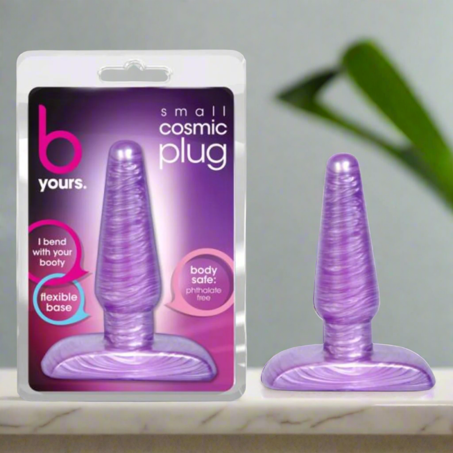 Blush B Yours Cosmic Anal Butt Plug Small Purple - Anal Toys - www.Coyha.com