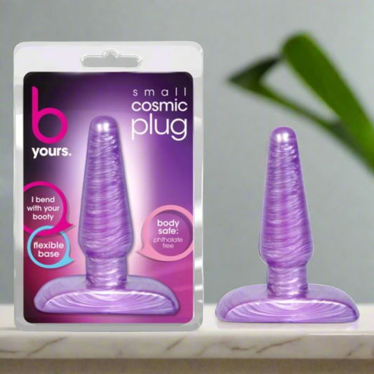 Blush B Yours Cosmic Anal Butt Plug Small Purple - Anal Toys - www.Coyha.com