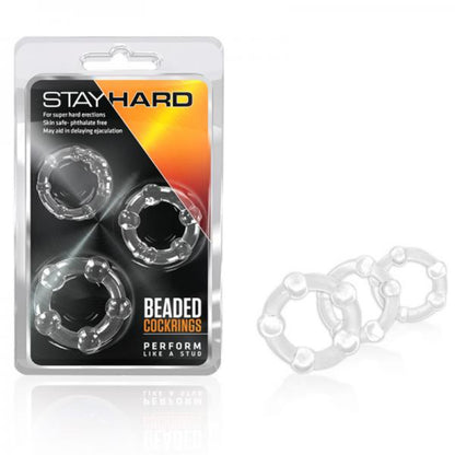 Blush Stay Hard Cock Rings (3) - Men's Toys - www.Coyha.com