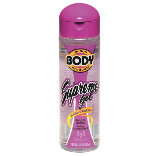 Body Action Supreme Water Based Gel Lubricant 8.5 Fl Oz - Lubes & Lotions - www.Coyha.com