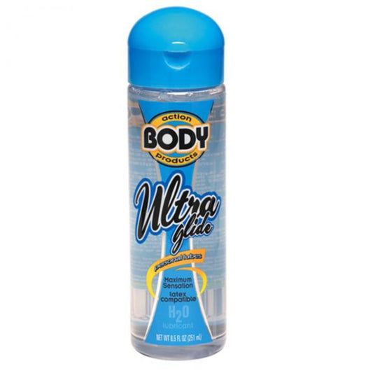 Body Action Ultra Glide Water Based Lubricant 8.5 Fl Oz - Lubes & Lotions - www.Coyha.com