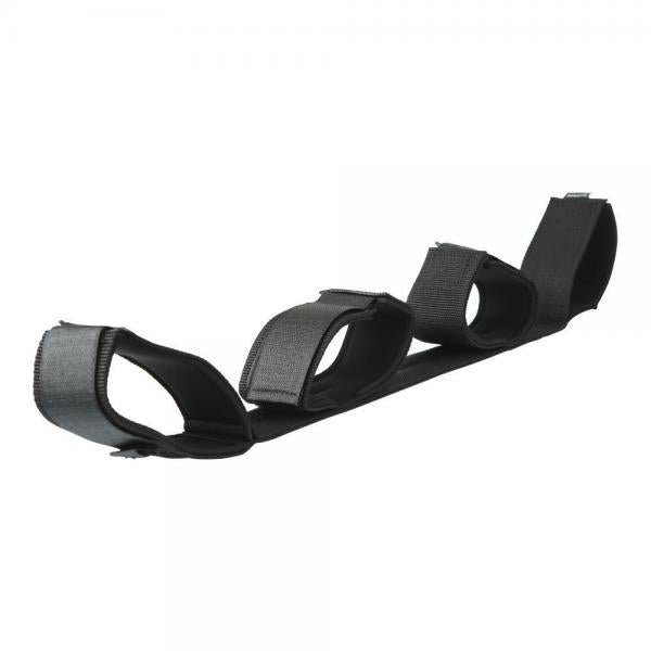 Bondage Bar with Neoprene Velcro Cuffs 24 inches Black - Bondage - www.Coyha.com