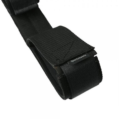 Bondage Bar with Neoprene Velcro Cuffs 24 inches Black - Bondage - www.Coyha.com