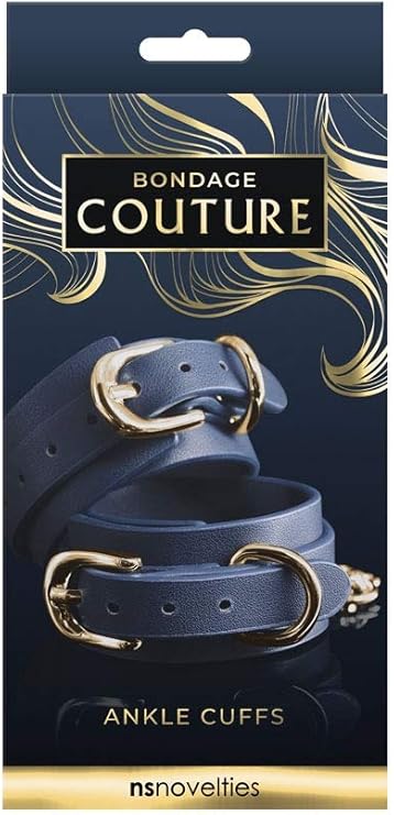 Bondage Couture Ankle Cuff Restraint Blue - Bondage - www.Coyha.com