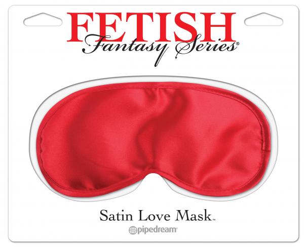 Fetish Fantasy Red Satin Love Mask O/S - Bondage - www.Coyha.com