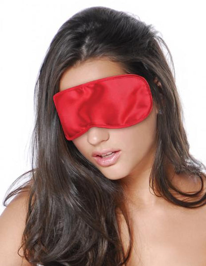 Fetish Fantasy Red Satin Love Mask O/S - Bondage - www.Coyha.com