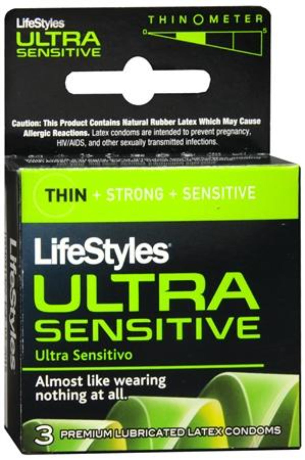 Lifestyles Condom Ultra Sensitive Lubricated 3 Pack - Extras - www.Coyha.com