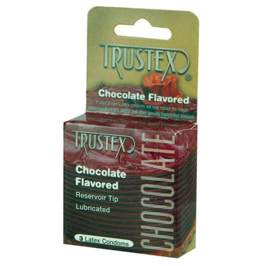 Trustex Flavored Condoms Chocolate 3 Pack - Extras - www.Coyha.com