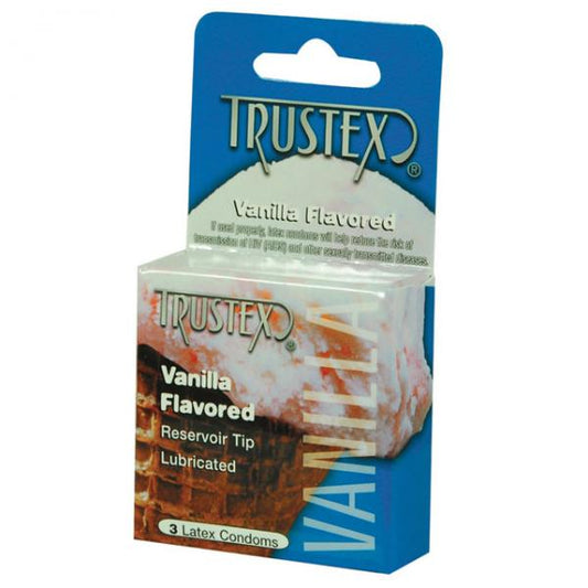 Trustex Flavored Condoms Vanilla 3 Pack - Extras - www.Coyha.com