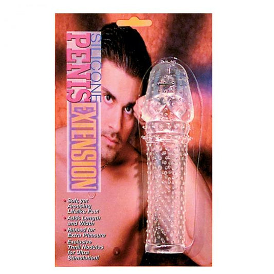 Silicone Penis Extension Clear - Men's Toys - www.Coyha.com