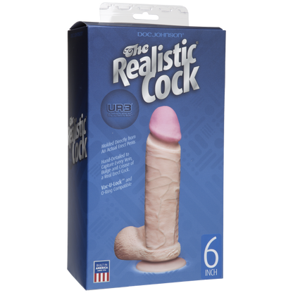 The Realistic Cock Ultraskyn 6 Inch - Beige - Dildos - www.Coyha.com