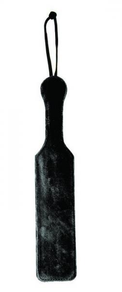 Leather Paddle With Black Fur - Bondage - www.Coyha.com