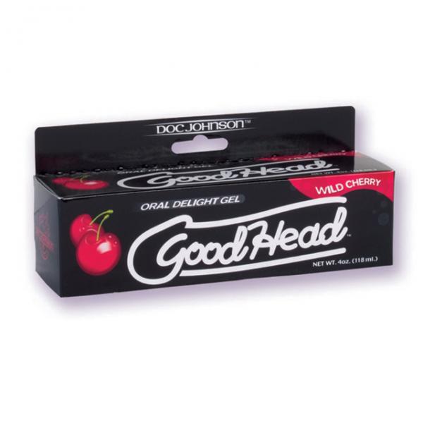 Goodhead Oral Delight Gel Wild Cherry 4oz - Lubes & Lotions - www.Coyha.com