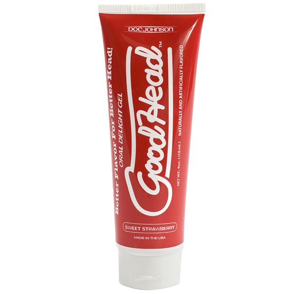 GoodHead Oral Delight Gel Sweet Strawberry 4oz - Lubes & Lotions - www.Coyha.com