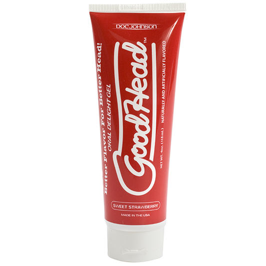 GoodHead Oral Delight Gel Sweet Strawberry 4oz - Lubes & Lotions - www.Coyha.com