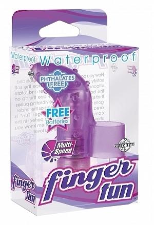 Waterproof Finger Fun Purple - Vibrators - www.Coyha.com