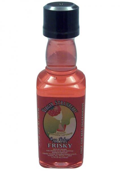 Love Lickers Flavored Warming Oil - Virgin Strawberry 1.76 Ounce - Lubes & Lotions - www.Coyha.com