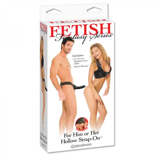 For Him Or Her Hollow Strap On Black - Men's Toys - www.Coyha.com