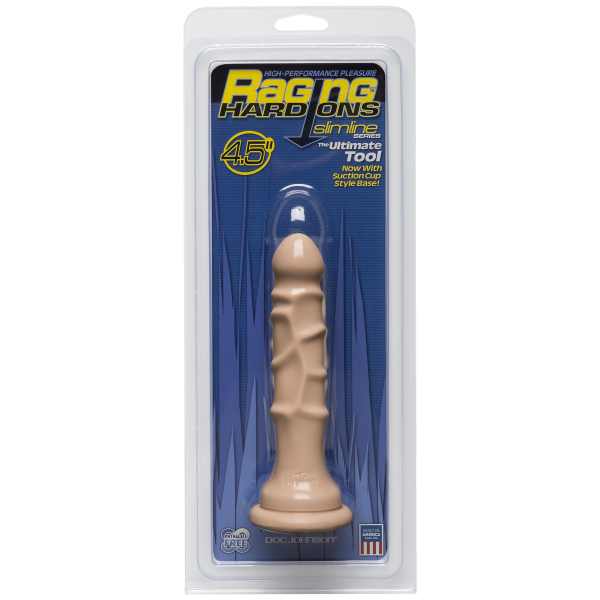 Raging Hard-Ons Slimline Suction 4.5 inches Dong - Dildos - www.Coyha.com