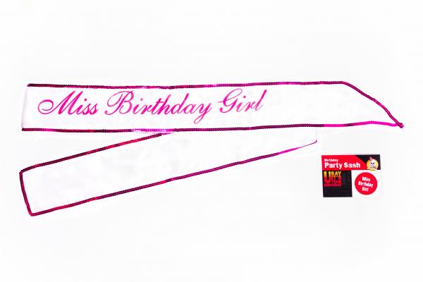 Miss Birthday Girl Sash - Extras - www.Coyha.com