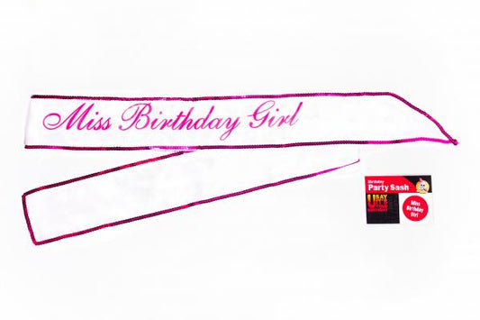 Miss Birthday Girl Sash - Extras - www.Coyha.com