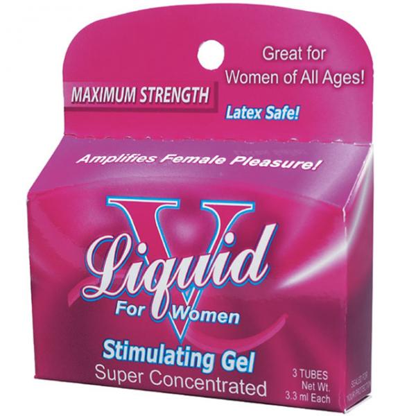 Liquid V Stimulating Gel For Women 3 Tubes - Lubes & Lotions - www.Coyha.com