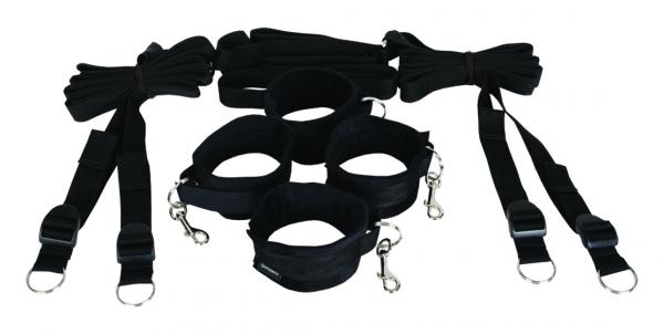 Under The Bed Restraint System Black - Bondage - www.Coyha.com