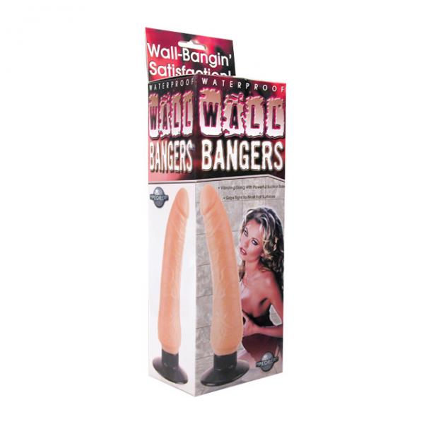 Waterproof Wall Bangers Beige Vibrating Dildo - Vibrators - www.Coyha.com