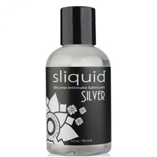 Sliquid Naturals Silver Silicone Lubricant 4.2oz - Lubes & Lotions - www.Coyha.com