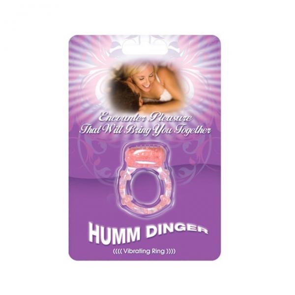 Humm Dinger Dual Vibrating Cockring (magenta) - Vibrators - www.Coyha.com