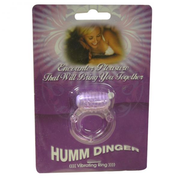 Humm Dinger Dual Vibrating Cock Ring (purple) - Men's Toys - www.Coyha.com