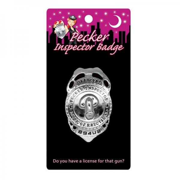 Official Pecker Inspector Badge - Extras - www.Coyha.com