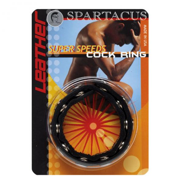 Spartacus Leather Super Speeds Cock Ring - Men's Toys - www.Coyha.com