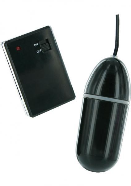 Remote Control Bullet Vibrator Black - Vibrators - www.Coyha.com