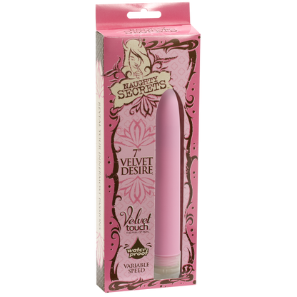 Naughty Secrets Velvet Desire 7 inches Pink Vibrator - Vibrators - www.Coyha.com