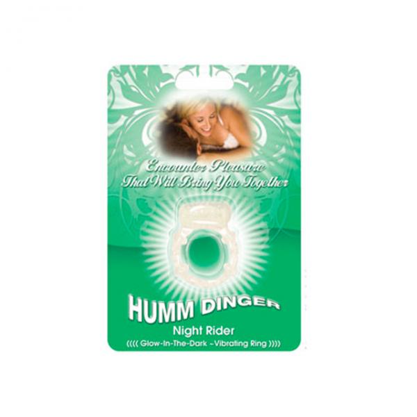 Humm Dinger Dual Vibrating Cockring (glow) - Men's Toys - www.Coyha.com