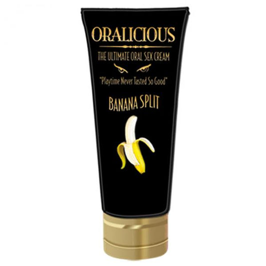 Oralicious Ultimate Oral Sex Cream 2oz Banana Split - Lubes & Lotions - www.Coyha.com