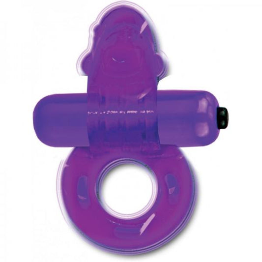 Purrrfect Pet Cock Ring Tickle Me Dolphin Purple - Men's Toys - www.Coyha.com